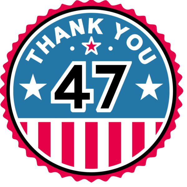 Thank You 47 Sticker