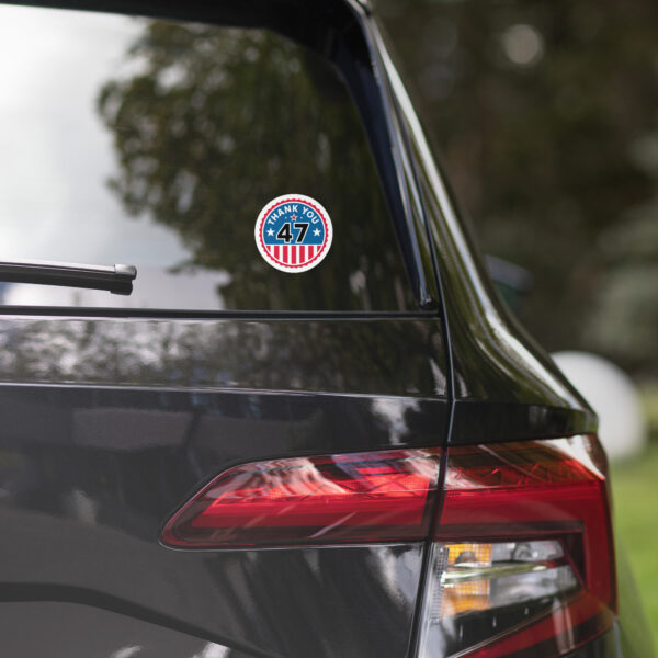 Thank You 47 Sticker - Image 3