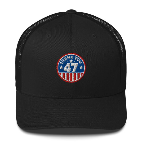 Thank You 47 Snapback Hat - Image 2